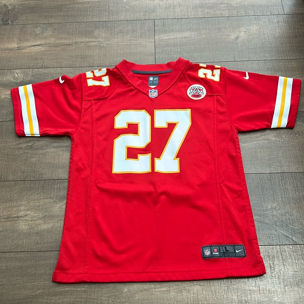 Nike Red and White Kids Jersey